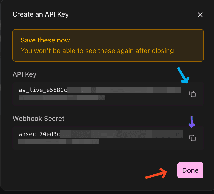 Copy secrets