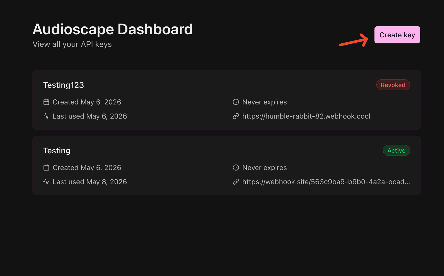 Create Key